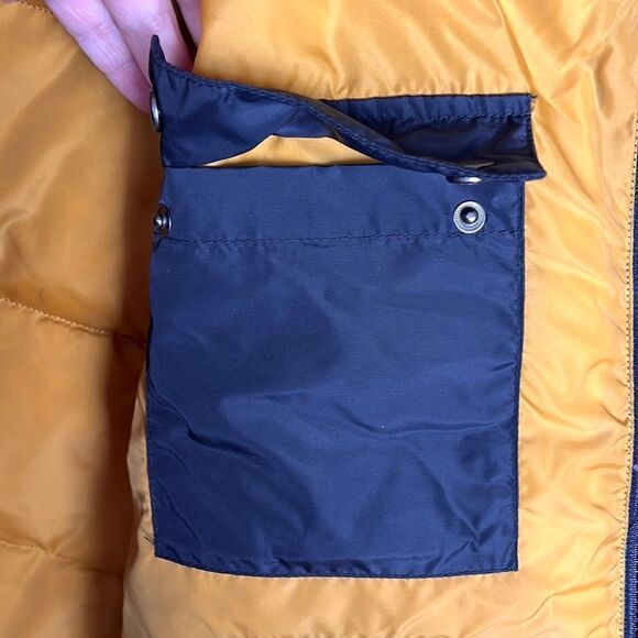 Springfield Free Festival Down /Feather Puffer Vest Black Yellow size L - Picture 7 of 11